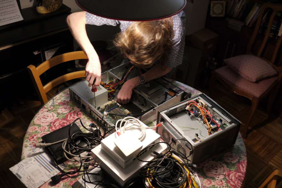 A server can also be ran at home. Club1 self-hosted (new) server being installed in their apartment https://club1.fr/nouveau-boitier